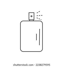 Icono Perfume diseño de diseño vectorial, Conceptos de icono de moda, Diseño creativo.
