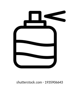 icono de perfume o logotipo símbolo de signo aislado ilustración vectorial - iconos vectoriales de estilo negro de alta calidad
