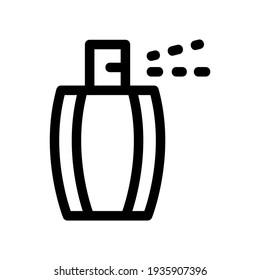 perfume icon or logo isolated sign symbol vector illustration - high quality black style vector icons
