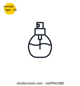 Perfume Icon Logo Vector Design Template