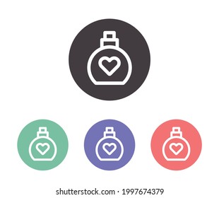Perfume icon from makeup and beauty collection. Vector illustration.