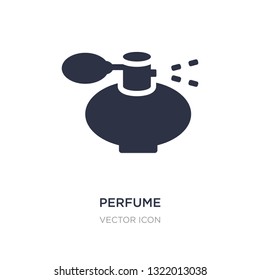 perfume icon on white background. Simple element illustration from Beauty concept. perfume sign icon symbol design.