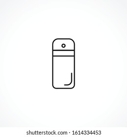 perfume icon on white background