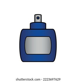Icono Perfume sobre fondo blanco. 