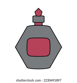 Perfume icon on white background.