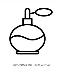 perfume icon on white background