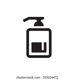 perfume icon on white background