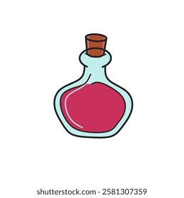 perfume icon on white background,perfume bottle vector 