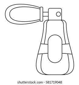 Perfume icon. Outline illustration of perfume vector icon for web