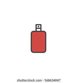 perfume icon. sign design