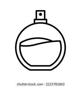 Parfüm-Symbol. Unterschrift für mobiles Konzept und Webdesign. Vektorgrafik