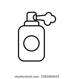 perfume icon simple filled symbol vector