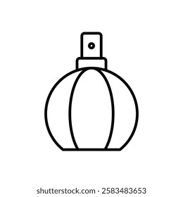 perfume icon simple filled symbol vector