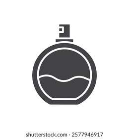 Perfume icon Simple thin line flat symbol