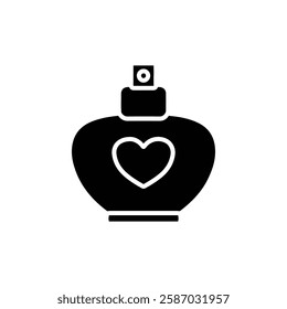 perfume icon Simple thin line logo