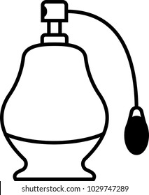 Perfume Icon, Perfume Spray Vector Art Illustration