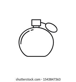 Perfume icon thin line for web and mobile, modern minimalistic flat design.