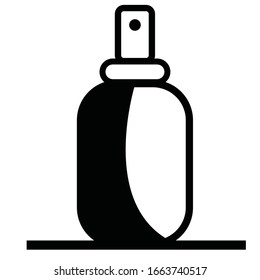 Perfume icon. Trendy Perfume logo concept. Simple vector illustration for graphic and web design. EPS 10