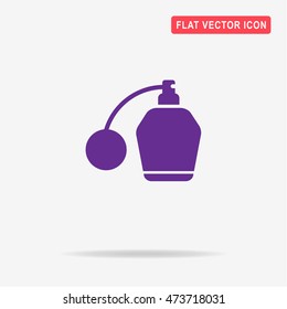 Perfume icon. Vector concept illustration for design.