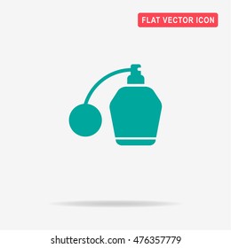 Perfume icon. Vector concept illustration for design.