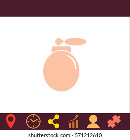 Perfume  icon. Vector design.