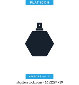 Plantilla de diseño de vectores de iconos de Perfume