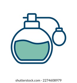 perfume icon vector design template in white background