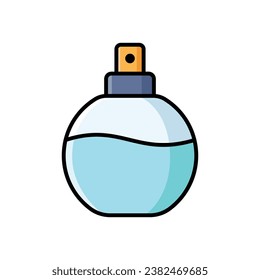 plantilla de diseño de vector de iconos de perfume simple y limpio