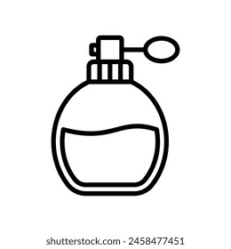 perfume icon vector design template simple and clean
