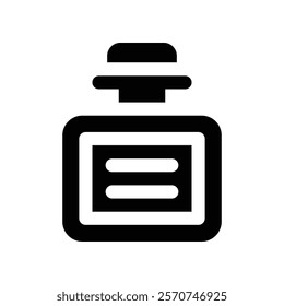 perfume icon. vector glyph icon for your website, mobile, presentation, and logo design.