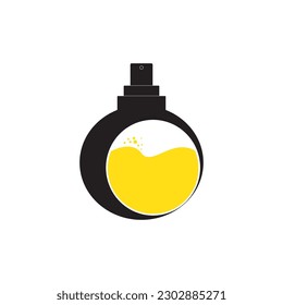 PERFUME ICON VECTOR ILLUSTRATION SYMBOL DESIGN