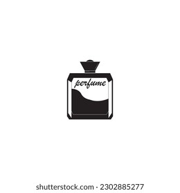 PERFUME ICON VECTOR ILLUSTRATION SYMBOL DESIGN