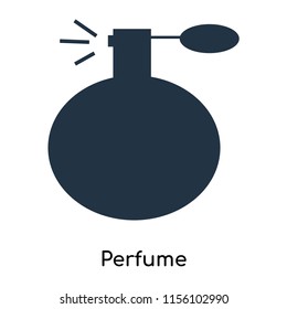 Perfume icon vector isolated on white background. thin symbols or lined elements in outline style
