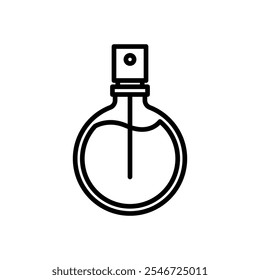 perfume icon vector, line style icon