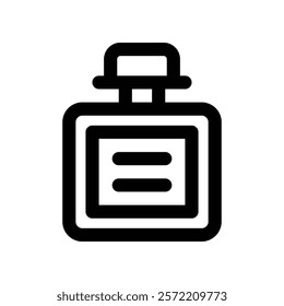 perfume icon. vector line icon for your website, mobile, presentation, and logo design.