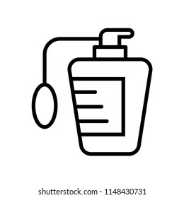 Perfume icon vector icon. Simple element illustration. Perfume symbol design. Can be used for web and mobile.