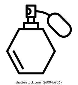 perfume icon vector. single icon transparent background