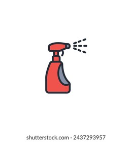 Perfume icon. vector.Editable stroke.linear style sign for use web design,logo.Symbol illustration.