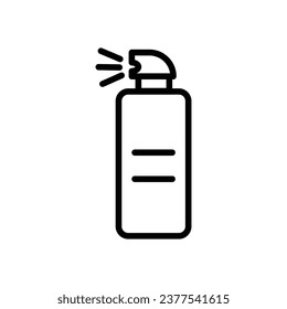 Parfüm-Symbol auf weißem Hintergrund, Vektorgrafik