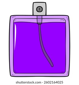 perfume illustration hand drawn isolated vector
