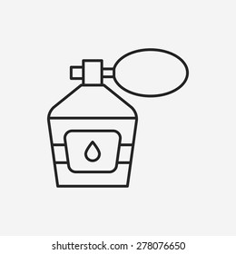 perfume line icon