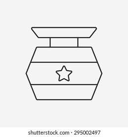 perfume line icon