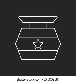 perfume line icon