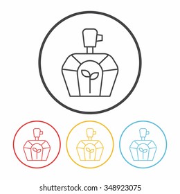 perfume line icon
