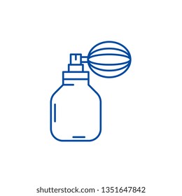 Perfume line icon concept. Perfume flat  vector symbol, sign, outline illustration.