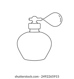 Icono de línea de perfume Vector de signo plano