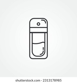 perfume line icon. perfume outline icon.