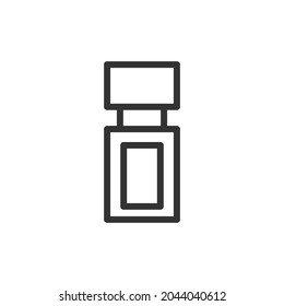 Perfume line icon, sign or symbol. Premium pictogram in trendy outline style. Perfume pixel perfect vector icon isolated on a white background. 