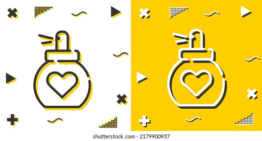 perfume line icon. Simple outline style.perfume linear sign. Vector illustration isolated on white background. Editable stroke EPS 10