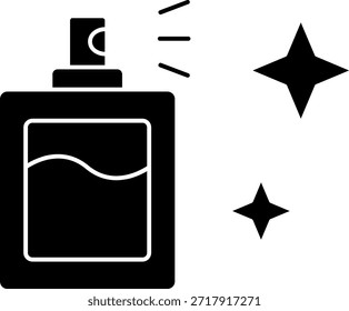 Línea de perfume Vector Icon Design